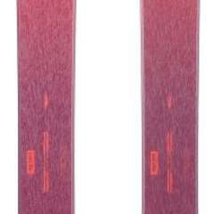 Elan Wildcat 86 CX Flat Ski 2022-2023 - A red and black ski with a flat tail, featuring an "ELAN" logo on top.