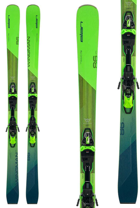 Elan Wingman 86 CTi Skis With FX EMX 12.0 GW Ski Bindings 2022-2023