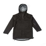 Endeavor 3L Patrol Cargo Anorak 2023 - Black anorak with two chest pockets and a zippered front.
