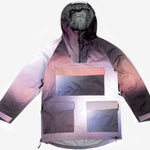 Endeavor 3L Patrol Cargo Anorak - A black, grey, and white anorak with a hood and zippered pockets.