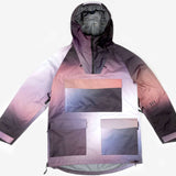 Endeavor 3L Patrol Cargo Anorak - A black, grey, and white anorak with a hood and zippered pockets.