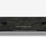 Endeavor Live Snowboard 2024 - A black snowboard with a subtle white pattern of lines and shapes.