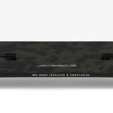 Endeavor Live Snowboard 2024 - A black snowboard with a subtle white pattern of lines and shapes.