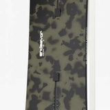 Endeavor Live Snowboard 2024 - A black snowboard with a white logo on top and a white stripe along the bottom edge.