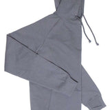 Endeavor Ops Riding Hoodie Organic Cotton 2023 - A grey hoodie with a drawstring hood and two zippered pockets on the front.