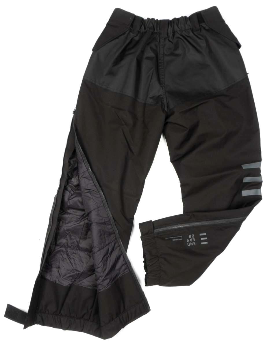 Endeavor Ranger Insulated Pant 2023 - Black insulated ski pants with a zippered pocket on the side of one leg.