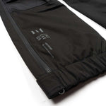 Endeavor Ranger Insulated Pant 2023 - Black insulated ski pants with zippered leg vents and adjustable cuffs.