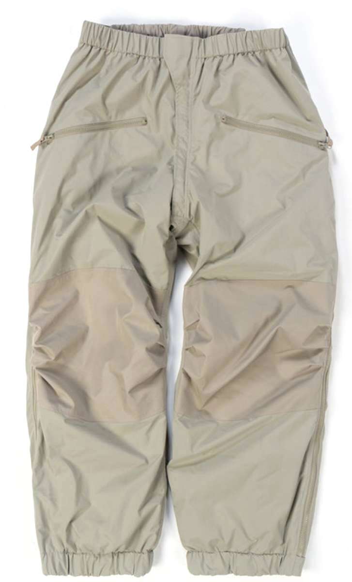 Endeavor Ranger Insulated Tall Pant 2022 - A pair of khaki-colored insulated pants with zippered pockets and elastic waistband.