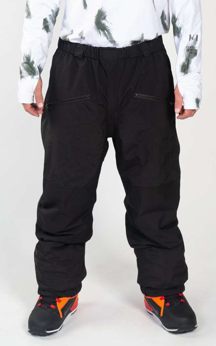 Endeavor Ranger Insulated Tall Pant 2022 - Black snow pants with zippered pockets and adjustable cuffs.