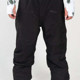 Endeavor Ranger Insulated Tall Pant 2022 - Black snow pants with zippered pockets and adjustable cuffs.