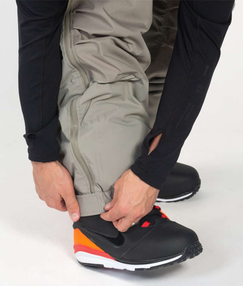 Endeavor Ranger Insulated Tall Pant - A pair of khaki-colored insulated pants with a zippered fly and two front pockets.