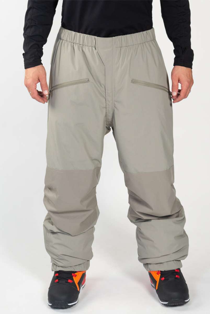Endeavor Ranger Insulated Tall Pant - Pair of khaki-colored pants with zippered pockets and elastic waistband, featuring a tall length.