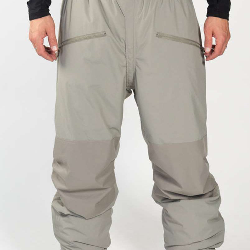 Endeavor Ranger Insulated Pant - Pair of khaki-colored insulated pants with zippered pockets and elastic waistband.