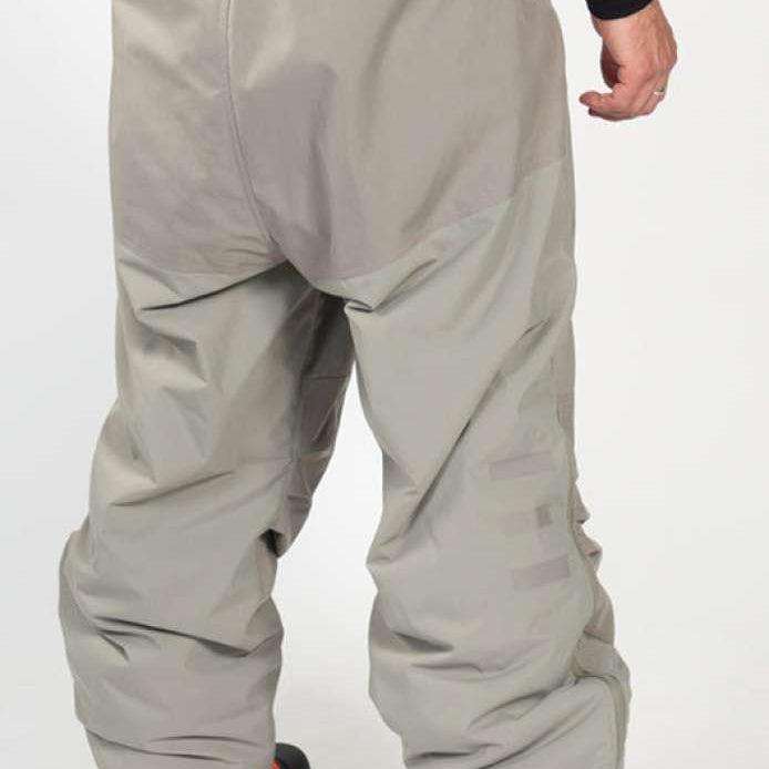 Endeavor Ranger Insulated Pant - Beige snow pants with a zippered pocket on the side of the leg.