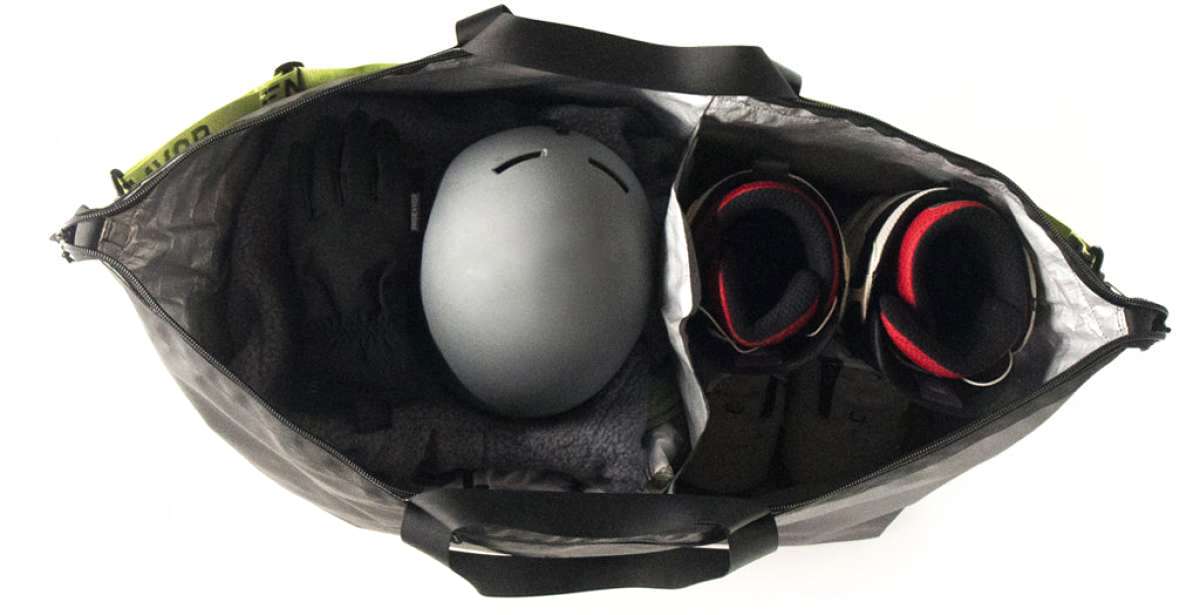 Endeavor Surplus Cargo Bag 2024 - Large, olive green duffel bag with black trim and handles.