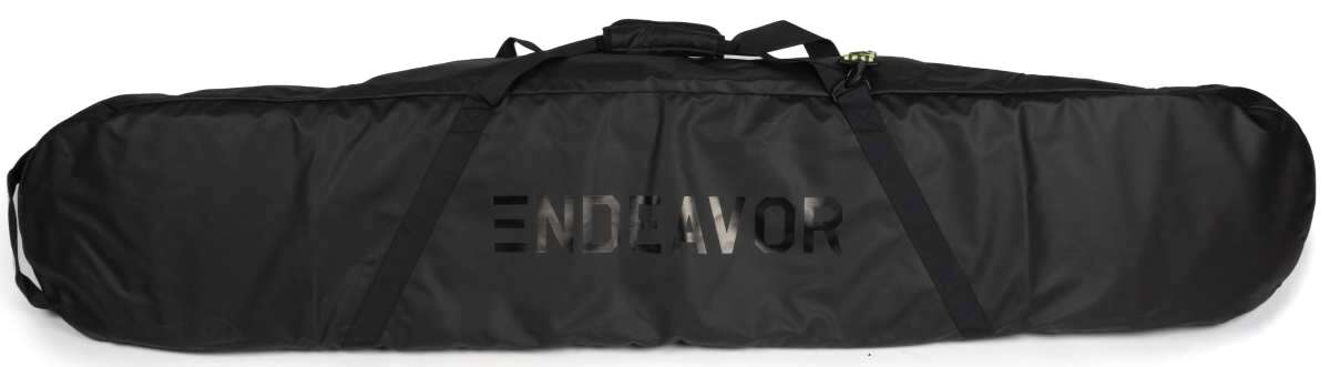 Endeavor Trail Snowboard Bag 2024 - Black snowboard bag with a zippered top and two handles on either side.
