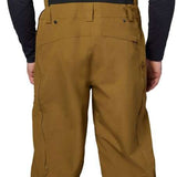 Flylow Firebird Shell Bib Pants 2024 - Black bib pants with black hardware and a subtle snowflake pattern on the right leg.