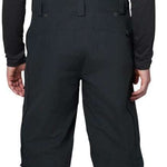 Flylow Firebird Shell Bib Pants 2024 - Black bib pants with black suspenders and silver buckles.