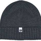 Flylow Forecaster Beanie 2023 - A dark gray beanie with a small white logo on the front.