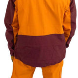 Flylow Lab Coat Shell Jacket 2022 - A black jacket with a white logo on the left chest and a zipper closure.