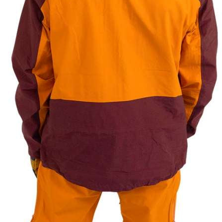 Flylow Lab Coat Shell Jacket 2022 - A black jacket with a white logo on the left chest and a zipper closure.