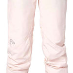 Flylow Women's Daisy Insulated Pants 2023 - Light pink snow pants with a belt loop and two front pockets.