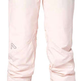 Flylow Women's Daisy Insulated Pants 2023 - Light pink snow pants with a belt loop and two front pockets.