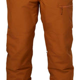 Flylow Patrol Shell Pant - Black snow pants with a subtle white stripe down the side of each leg.