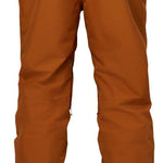 Flylow Patrol Shell Pant 2024 - Black snow pants with a subtle white stripe down the side of each leg.