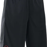 Under Armour Boy's Freedom Shorts - Red shorts with white stripes on the sides.