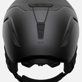 Giro Junior's Neo MIPS Helmet 2024 - A black helmet with a white logo on the front and a strap in the back.