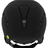 Giro Junior's Neo MIPS Helmet 2024 - A matte black helmet with a sleek, aerodynamic design and a prominent white logo on the front.
