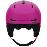 Giro Women's Avera MIPS Helmet 2023 - A pink helmet with a black strap and a white logo on the side.