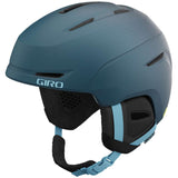 Giro Women's Avera MIPS Helmet 2023 - A matte black helmet with a white logo on the front and a yellow stripe on the side.