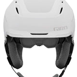Giro Women's Tenaya Spherical Helmet 2023 - A white helmet with a textured pattern on top and black straps.