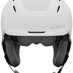 Giro Women's Tenaya Spherical Helmet 2024 - A white helmet with a textured pattern on top and black straps.