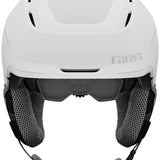 Giro Women's Tenaya Spherical Helmet 2024 - A white helmet with a textured pattern on top and black straps.