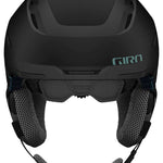 Giro Women's Tenaya Spherical Helmet 2024 - A matte black helmet with a subtle blue logo on the front and side vents.