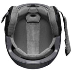 Giro Women's Tenaya Spherical Helmet 2024 - A black helmet with a white logo on the front and a strap that goes over the back of the head.