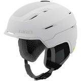 Giro Women's Tenaya Spherical Helmet 2024 - A white helmet with a black chin strap and ventilation holes on top.