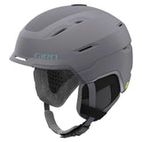 Giro Women's Tenaya Spherical Helmet 2024 - A matte black helmet with a subtle white logo on the front and ventilation holes along the top.