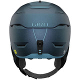 Giro Women's Tenaya Spherical Helmet 2024 - A dark gray helmet with a subtle pattern of lighter gray lines and a black chin strap.