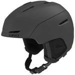 Giro Neo MIPS Helmet 2022-2023 - A matte black helmet with a sleek, aerodynamic design and ventilation holes on top.