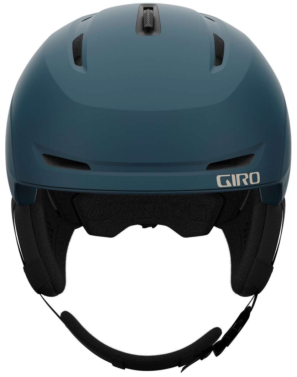 Giro Neo MIPS Helmet 2024 - A matte black helmet with a white logo on the front and ventilation holes along the top.