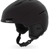 Giro Neo MIPS Helmet 2024 - A matte black helmet with a sleek, aerodynamic design and ventilation holes on top.