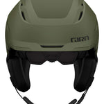 Giro Tor Spherical Helmet 2023 - A matte green helmet with a textured top and black straps.