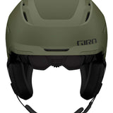 Giro Tor Spherical Helmet 2023 - A matte green helmet with a textured top and black straps.