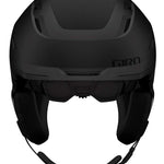 Giro Tor Spherical Helmet 2023 - A matte black helmet with a textured top and ventilation holes on either side of the front.