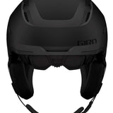 Giro Tor Spherical Helmet 2023 - A matte black helmet with a textured top and ventilation holes on either side of the front.