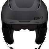 Giro Tor Spherical Helmet 2024 - A matte black helmet with a subtle grid pattern on top and ventilation holes along the sides.